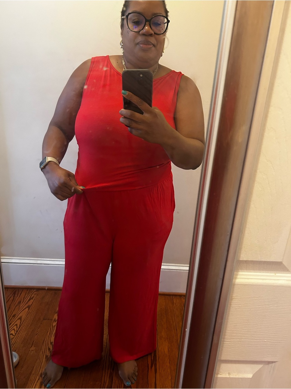 Red Jumpsuit w/ pockets